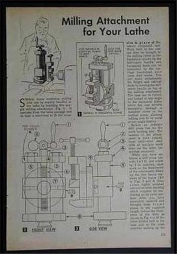 Lathe milling attachment howto - lathe,