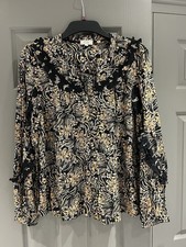 Fat Face Sudley Boho Blouse Size 14 BNWOT