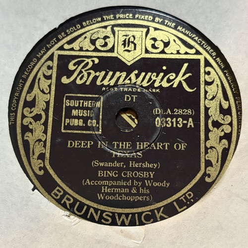 Bing crosby deep the heart - bing, in