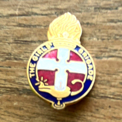 Girls brigade enamel badge - girls',