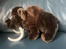 Woolly Mammoth Plush Soft Toy New Without Tags - Unused 35cms Trunk To Tail