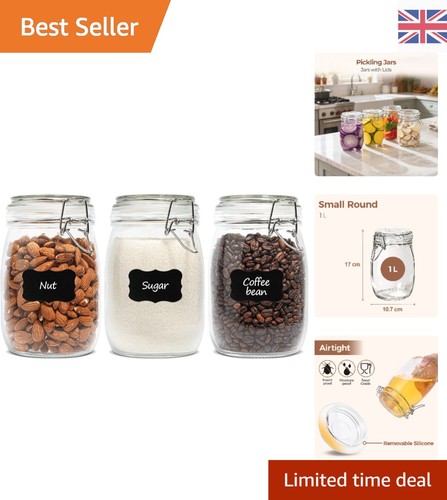 Durable airtight glass - airtight, jars