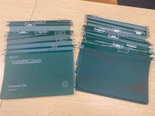 Crystalfile Foolscap - 78046 - The Original Filing System - Green - 65 Files