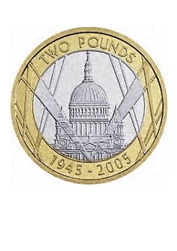 Rare pound coin 1945 - £2,