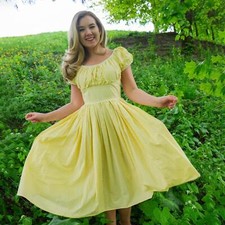 50s Pattern, Marilyn Monroe Style 'Easy to Sew' Dirndl Dress - Multi-sizes