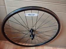 Light Alloy QR Front Wheel 700c 32H Rim Brake Road / Touring Anodised Black