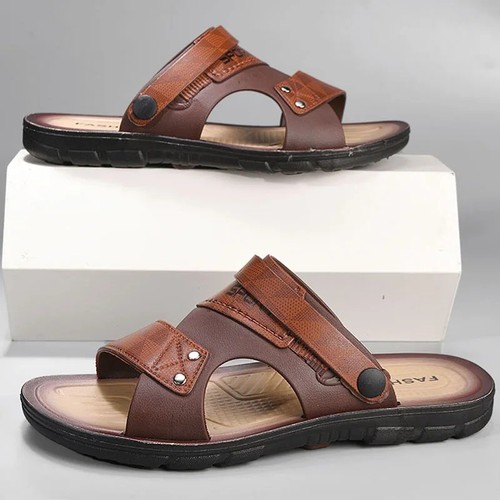 Mens leather sandals summer - mens,