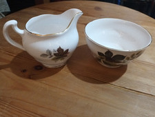 Bone China, Queen Anne,  Made In England A Product Of Ridgeway Potteries,2 Piece