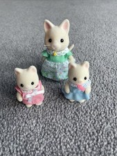 Sylvanian Cream Cat Family Of