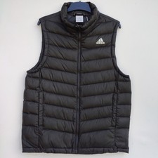 Adidas Padded Gilet Black Jacket | Men's Large