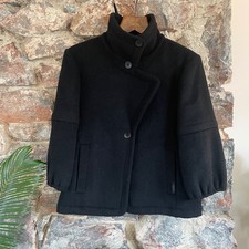 DKNY Womens Small  Black Wool