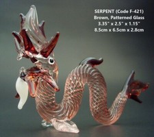 BEAUTIFUL Glass SERPENT Glass