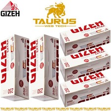5000 x GIZEH XL TUBES Long SILVER TIP PAPER FILTER Cigarette Tobacco Smoking UK