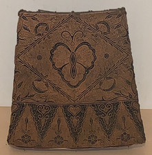 Vintage Rustic Metal Copper Batik industrial Textile Fabric Stamp Printing Block