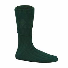 Green Men's Scottish Highland Wear Kilt Hose Socks S/M/L/XL