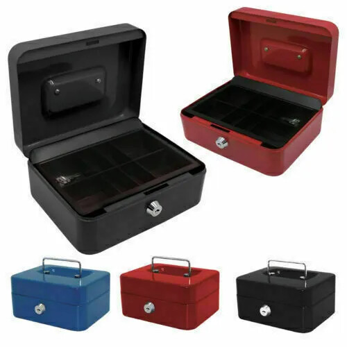 Metal cash box money - cash,
