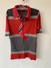 Vivienne Westwood - Mens Size: L  Dark Navy Drunken Polo Short Sleeve Shirt