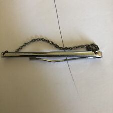 1950s Vintage Tie Clip With Chain Teddy Boy And Shirt Sleeve Bands 1940s