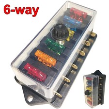 6 Way 12V 32V ATC ATO Blade