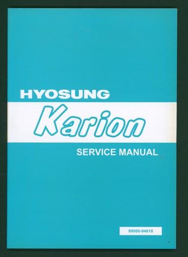 Hyosung manual 125 karion - rt,