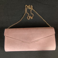 MATALAN Pink Handbag UNUSED Suede Effect