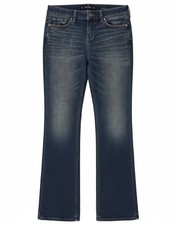HOLLISTER Womens Low Waist Bootcut Jeans W27 L34 Blue Cotton DP11