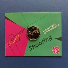 2011 SHOOTING 50p Coin