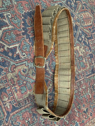 Antique ammo belt - ammo,
