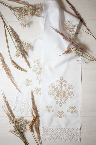 Set gold embroidered - set, 2