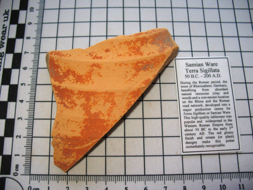 Roman samian ware - roman, terra