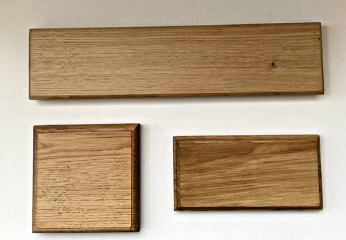 Solid oak display plinth - display,