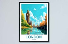 London Travel Print Wall Art