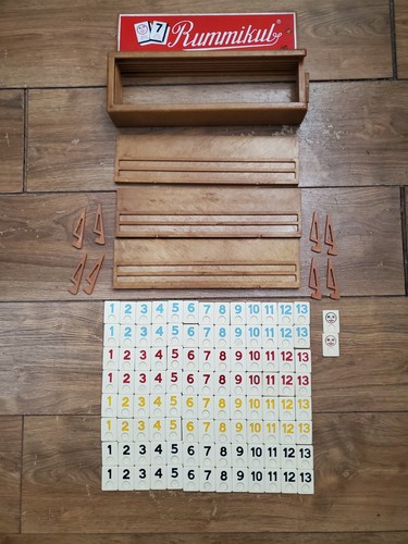 Vintage rummikub game complete - game,