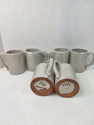 Vtg bybee pottery 6pc - bybee, ky