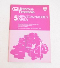 Bus Coach Timetable Ulsterbus