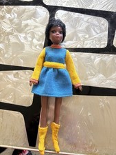 1970s  vintage world of love doll soul  disco doll domino  hasbro fashion doll