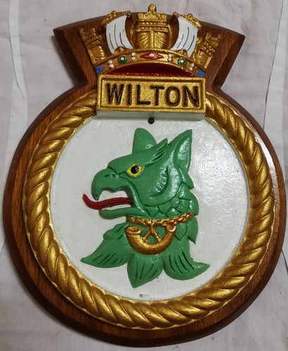 Hms wilton ship crest - wilton,