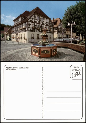 Postcard lorch district views - postcard,