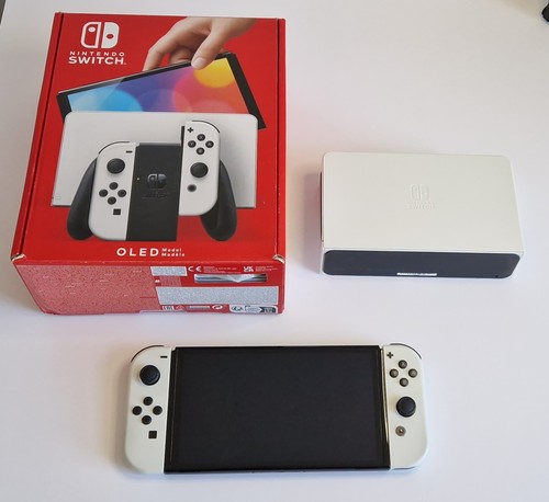 Nintendo switch oled white - switch,