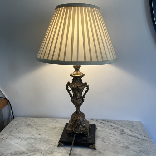Large brass antique marble - brass,