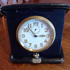 Antique cased travel watch. Possibly Doxa. Swiss Made.