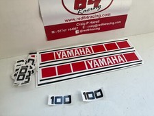 YAMAHA YZ 100 1980  decal set motocross evo stickers