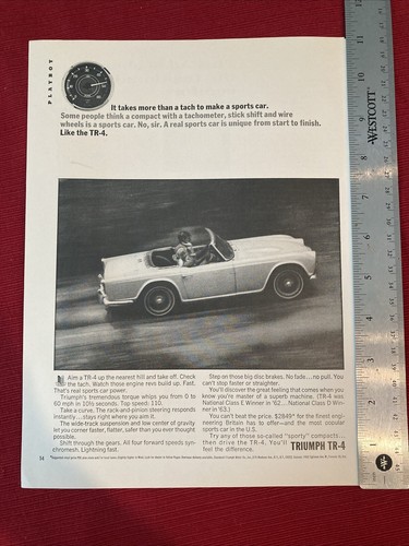 Triumph convertible print - tr-4,