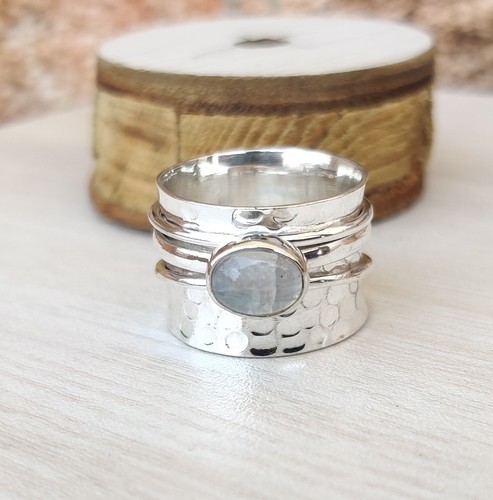 Moonstone ring 925 sterling - ring,