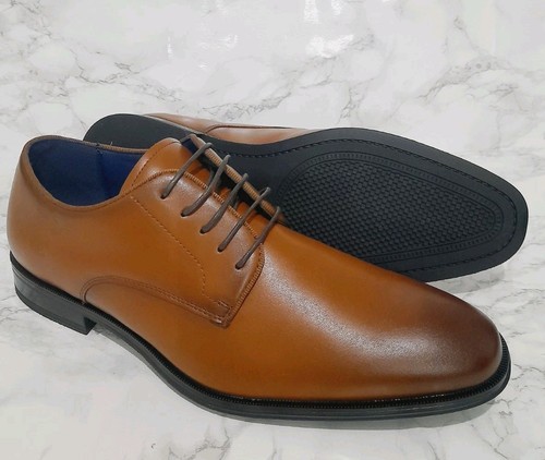 Mens smart tan dress shoes - tan,