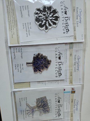 Clarity stamps new pressed - clarity,