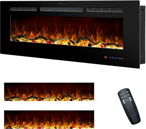 Modern electric fireplace - electric,