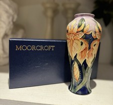 Moorcroft Pottery ‘Windrush’ Pattern 20.5cm Vase by Debbie Hancock