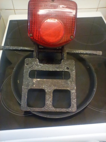 Honda cb100n rear light - honda, cb100n.rear