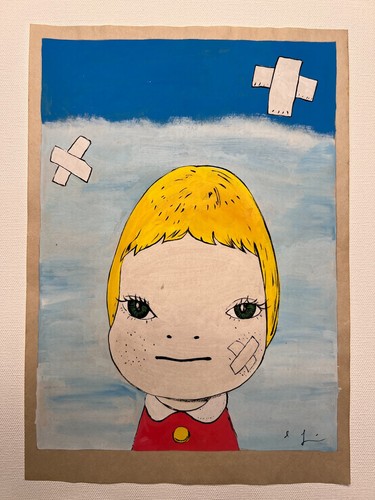 Yoshitomo nara drawing - drawing, on
